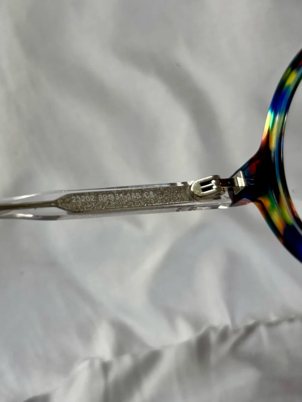 Colorful Round Glasses • Rainbow Acetate Frames